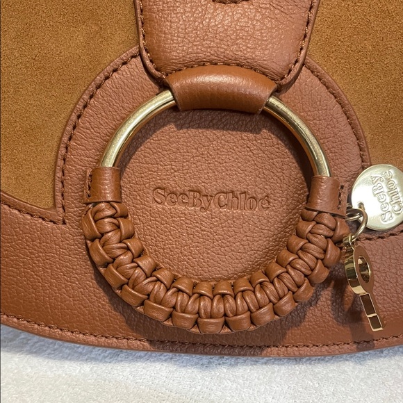 See By Chloe Hanna Tan and Brown Leather Clutch - Picture 9 of 14